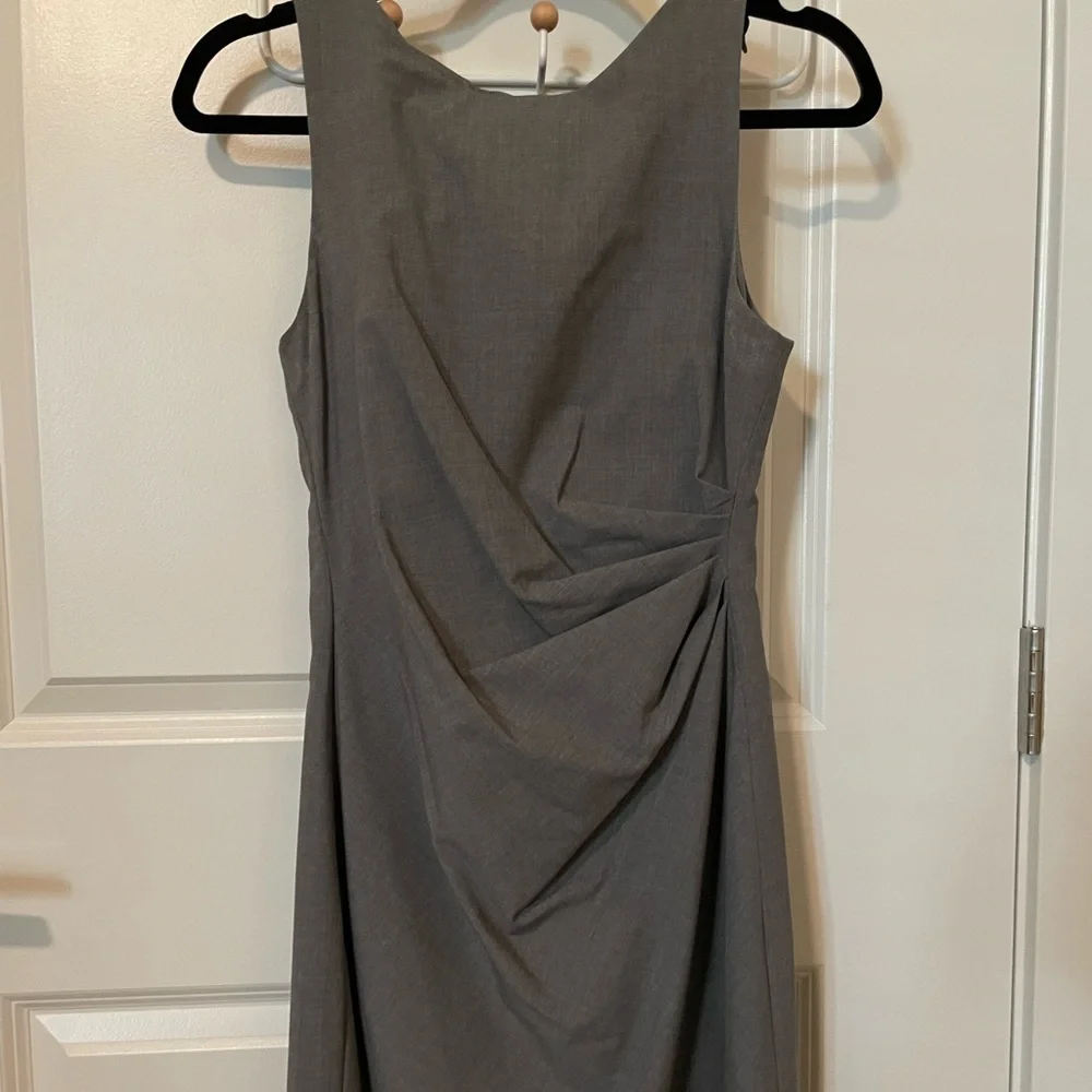Theory Grey Sheath Dress - Picture 1 of 7
